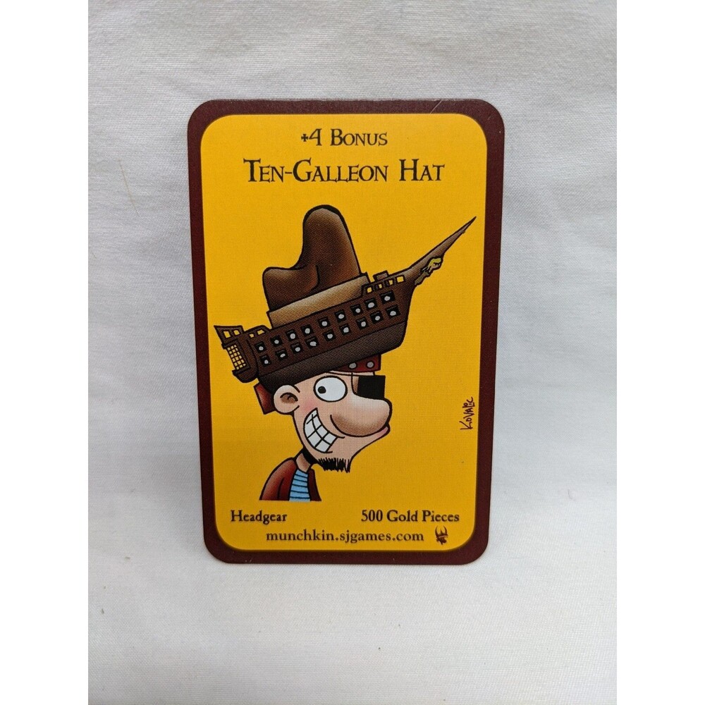 Munchkin Booty +4 Bonus Ten-Galleon Hat Promo Card